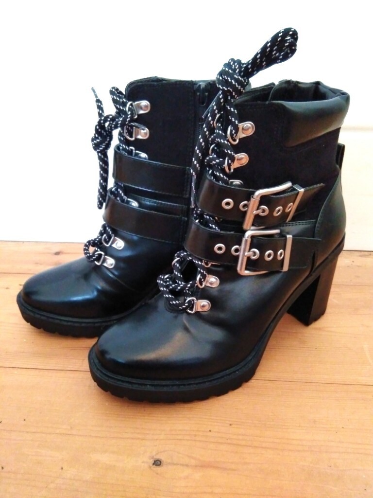 m&s ladies black boots